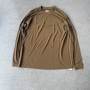 DRIFIRE Men's L Flame Resistant FR Long Sleeve Shirt Brown Made in USA